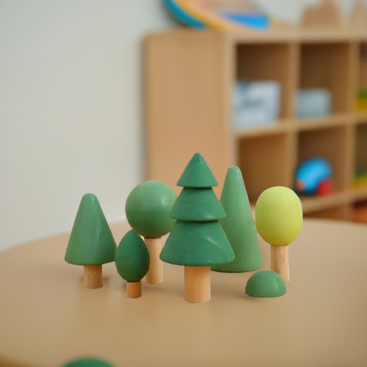 Wooden Trees Set