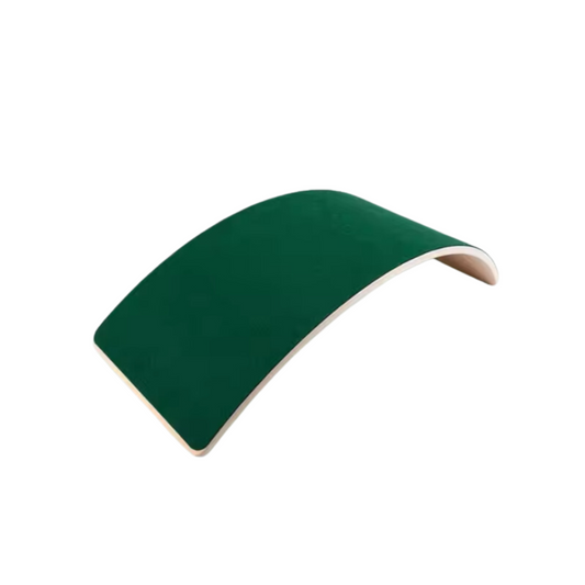 Felt-Lined Balance Board - Forest Green
